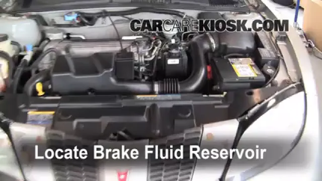 2005 Pontiac Sunfire 2.2L 4 Cyl. Brake Fluid Check Fluid Level